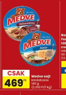 Spar MEDVE sajt ajánlat
