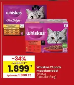 Spar Whiskas macskaeledel ajánlat