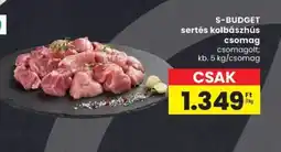 Spar S-BUDGET sertés kolbászhús ajánlat