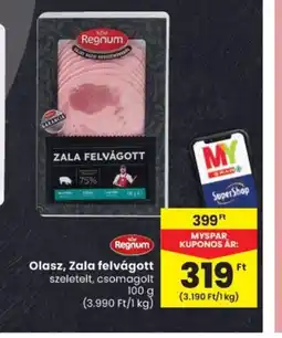 Spar Regnum Zala felvágott ajánlat