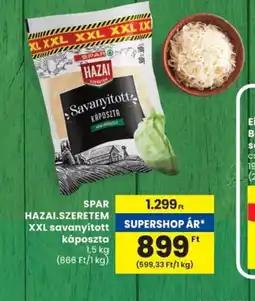Spar SPAR Savanyított káposzta ajánlat