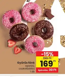 Spar Gyűrűs fánk ajánlat