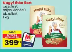 Spar Nagyi titka pizzaliszt ajánlat