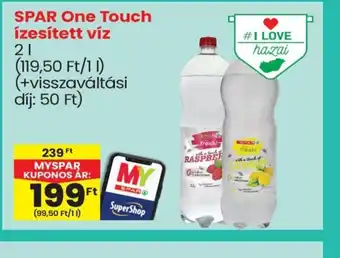 Spar SPAR One Touch ízesített víz ajánlat