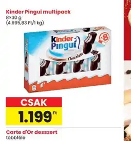 Spar Kinder Pingui multipack ajánlat