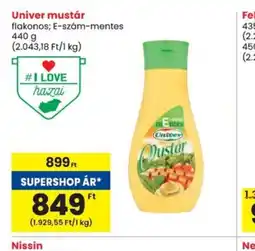 Spar Univer mustár ajánlat