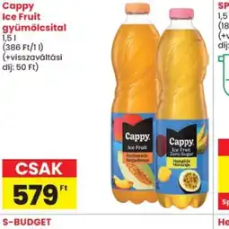 Spar Cappy Ice Fruit Gyümölcsital ajánlat