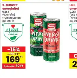 Spar S-BUDGET energiaital ajánlat