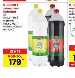 Spar S-BUDGET szénsavas üdítőital ajánlat