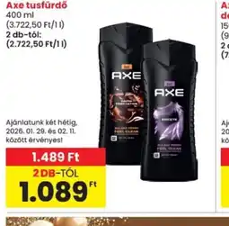 Spar Axe tusfürdő ajánlat