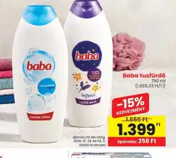 Spar BABA tusfürdő ajánlat