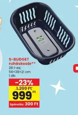 Spar S-BUDGET ruháskosár ajánlat