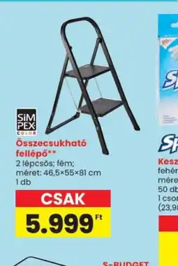 Spar SIMPEX Összecsukhat fellépő ajánlat