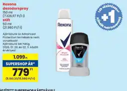 Spar Rexona dezodorspray, stift ajánlat