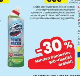Spar Domestos WC-tiszt *PLASZTIK VAGY MYSPARBAN RÖGZÍTETTt ajánlat