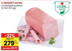 Interspar S-BUDGET sonka ajánlat