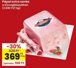 Interspar Pápai extra sonka ajánlat