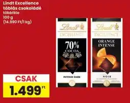 Interspar Lindt Excellence táblás csokoládé ajánlat