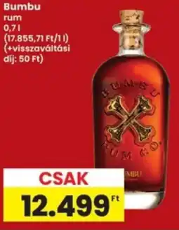 Interspar Bumbu rum ajánlat