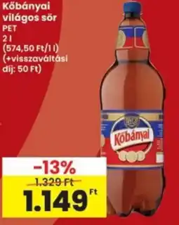 Interspar Kőbányai világos sör ajánlat