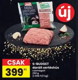 Interspar S-BUDGET darált sertéshús ajánlat
