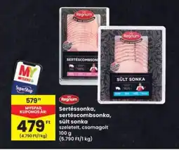 Interspar Regnum Sertéssonka, sertéscombsonka, sült sonka ajánlat