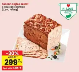 Interspar Toscan sajtos szelet ajánlat