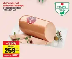 Interspar eFeF csirkemell szendvicscsemege ajánlat