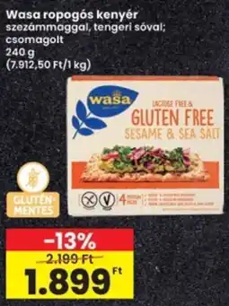 Interspar Wasa ropogós kenyér ajánlat