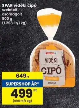 Interspar SPAR vidéki cipó ajánlat