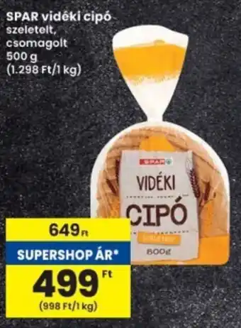 Interspar SPAR vidéki cipó ajánlat