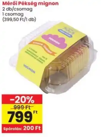 Interspar Mérői Pékség mignon ajánlat