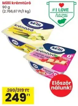 Interspar Milli krémtúró ajánlat