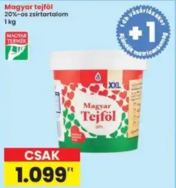 Interspar Magyar tejföl 20%-os ajánlat