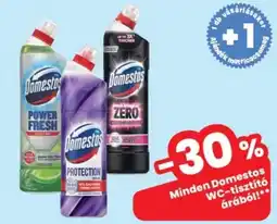Interspar Domestos WC-tisztító ajánlat