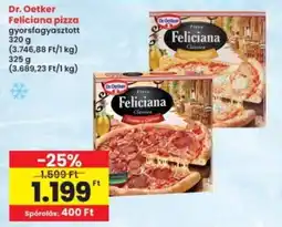 Interspar Dr. Oetker Feliciana pizza ajánlat