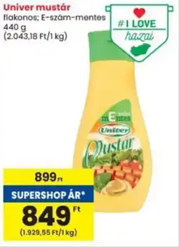 Interspar Univer mustár ajánlat