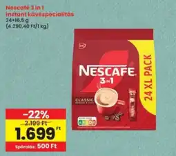 Interspar Nescafé 3 in 1 instant kávéspecialitás ajánlat