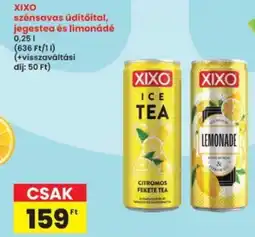 Interspar XIXO szénsavas üdítőital, jegestea és limonádé ajánlat
