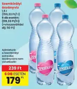Interspar Szentkirályi ásványvíz ajánlat