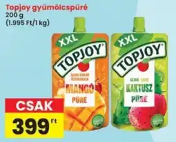 Interspar Topjoy gyümölcspüré ajánlat