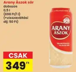 Interspar Arany Ászok sör ajánlat