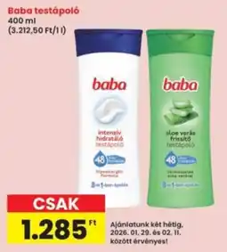 Interspar Baba testápoló ajánlat