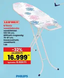 Interspar LEIFHEIT M Basic vasalódeszka ajánlat