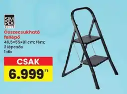 Interspar SIM PEX COLOR Összecsukható fellépő ajánlat