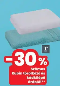 Interspar Számos Rubin törölköző és kádkilépő ajánlat