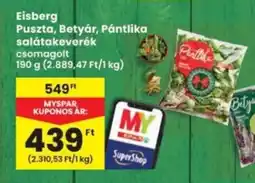 Interspar Eisberg Puszta, Betyár, Pántlika salátakeverék ajánlat
