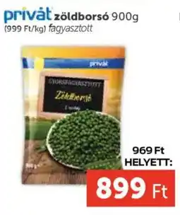 PRIVÁT Privát zöldborsó ajánlat