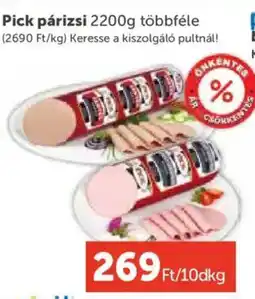 PRIVÁT Pick párizsi ajánlat