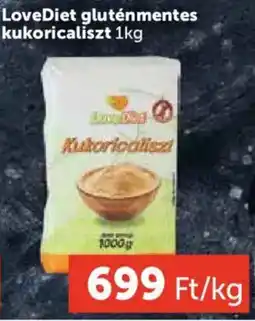 PRIVÁT LoveDiet gluténmentes kukoricaliszt ajánlat